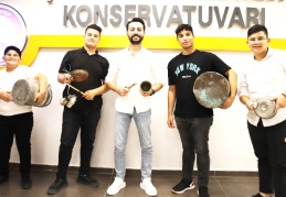 Bakır mutfak malzemelerini enstrümana dönüştürdüler