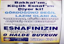 Bakkallar ve Bayiler Odası vatandaşı uyarıyor