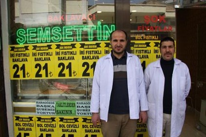 Baklava şehrinde baklavaya hasret kalanlar için ucuz baklava