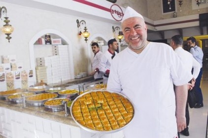 Baklavacılar full kapasite çalıştı