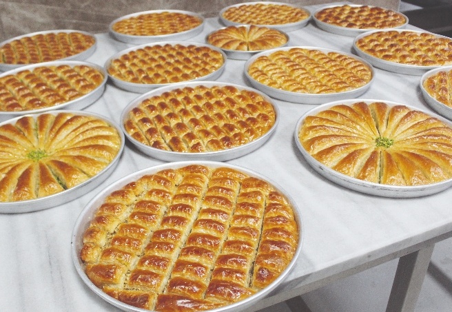 Baklavacıların bayram yoğunluğu başladı
