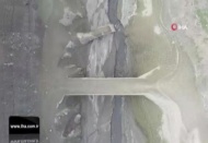 Barajın suyu çekilince eski köprüler 20 yıl sonra gün yüzüne çıktı