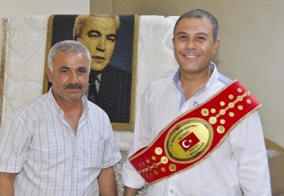 Barış Doğan’a ağalık kemeri verildi
