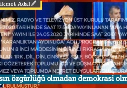 “Basın özgürlüğü olmadan demokrasi olmaz”