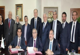 Basın sitesinde Antep taşı kullanılacak