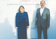 Başkan Doğru şampiyon başkanı kutladı