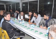 Başkana taziye ziyareti