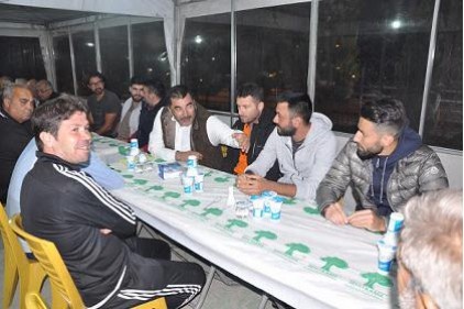 Başkana taziye ziyareti