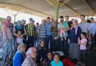 Başkanlar, bayramda da mesaideydi