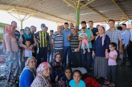Başkanlar, bayramda da mesaideydi