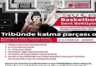 Basketbol hakem kursu açılacak