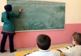 Başörtülü ilk ders