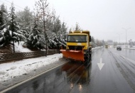 Başpınar bölgesi kardan temizlendi