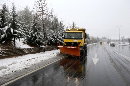 Başpınar bölgesi kardan temizlendi