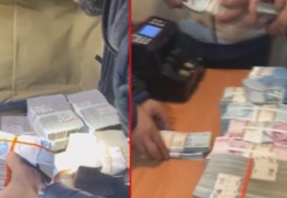 Bavullar içinde 500 milyon lira ele geçirildi