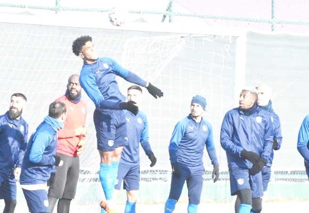 BB Erzurumspor, Gaziantep maç hazırlıklarını sürdürdü