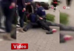 Belçika'da Türk öğrenciler ile polis arasında kavga