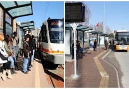 Belediye otobüsleri ve tramvaylar ücretsizdi