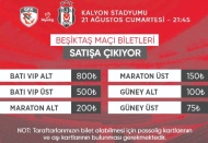 Beşiktaş maçı biletleri satışa çıkıyor