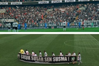 Beşiktaş ve Amedspor&#8217;dan çocuk istismarına protesto
