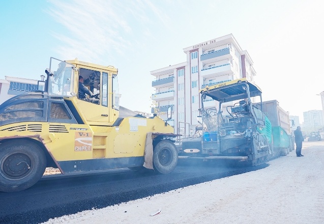 Beykent Mahallesi’nde asfalt çalışmaları başladı