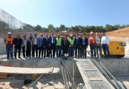 Beylerbeyi-Beykent bölgesi içme suyu hattı ve içme suyu deposu inşaatını gezdi