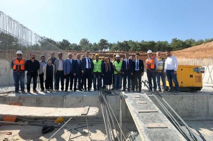 Beylerbeyi-Beykent bölgesi içme suyu hattı ve içme suyu deposu inşaatını gezdi