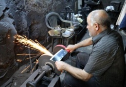 Bıçak ve satırlar ustalara emanet