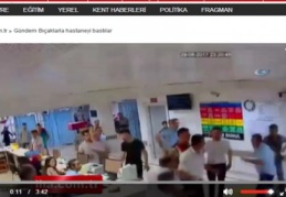 Bıçaklarla hastaneyi bastılar