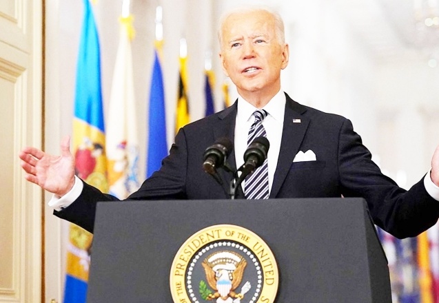 Biden: İlk 100 günde 100 milyon aşı hedefimize ulaşacağız