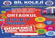 Bil Koleji’nde öğrenci kabul sınavı yapılacak