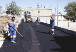 Bilek Mahallesi’nin yolları sıfır asfalt yapılıyor