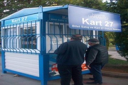 Bilet satış ve kart dolum  noktaları kolaylık sağlıyor