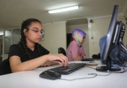 Bilgisayar işletmenliği kursunda eğitimler 2 ay sürdü