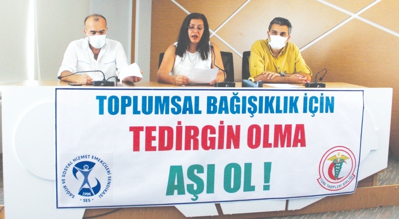 “Bilimsel bilgiler ışığında toplumu aşılanmaya çağırıyoruz”