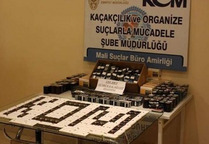 Bin 269 kaçak cep telefonuna el konuldu