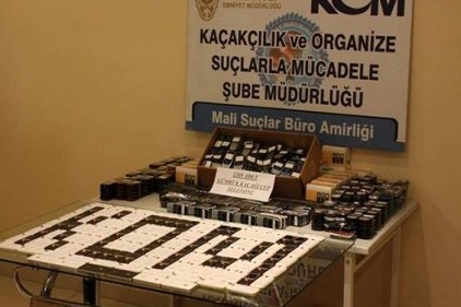 Bin 269 kaçak cep telefonuna el konuldu