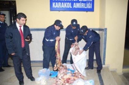 Bin 480 kilo et imha edildi 