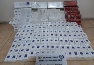 Bin 800 paket kaçak sigara ele geçirildi