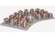 Bin 157 tane 2+1, 438 tane 1+1 konut yapılacak