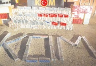 Bin 580 paket kaçak sigara ele geçirildi