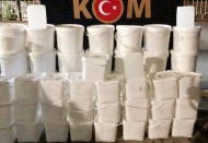 Bin 65 litre kaçak etil alkol ele geçirildi