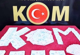 Bin 81 adet sahte banknot ele geçirildi