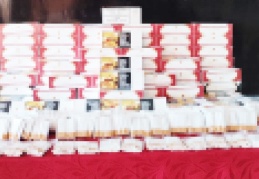 Bin 819 paket sigara ile 22 bin adet makaron ele geçirildi