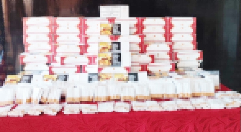 Bin 819 paket sigara ile 22 bin adet makaron ele geçirildi