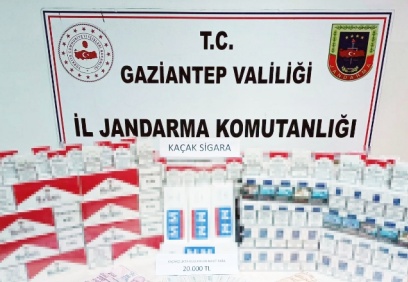 Bin 850 paket kaçak sigara ele geçirildi