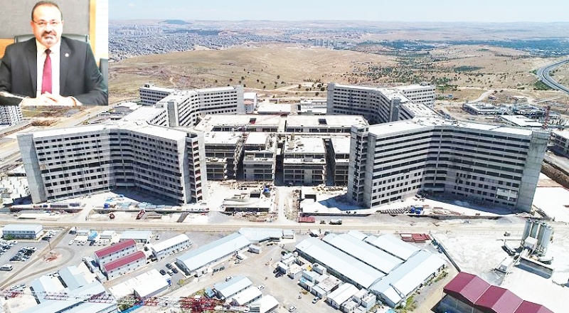Bin 875 yataklı Gaziantep Şehir Hastanesi yapımı tamamlanmadı