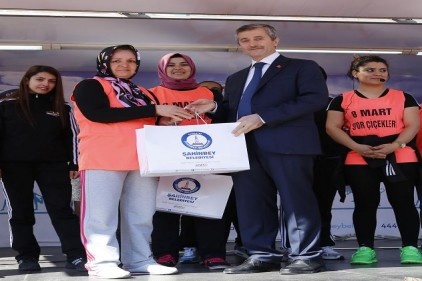 Bin kadın spora yaptı
