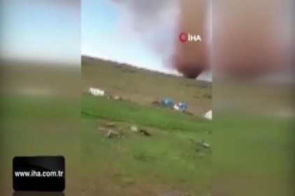 Bingöl&#039;de devasa hortum görüntülendi