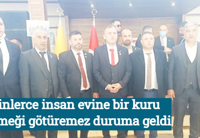 Binlerce insan evine bir kuru ekmeği götüremez duruma geldi